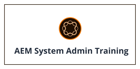 AEM Admin Course